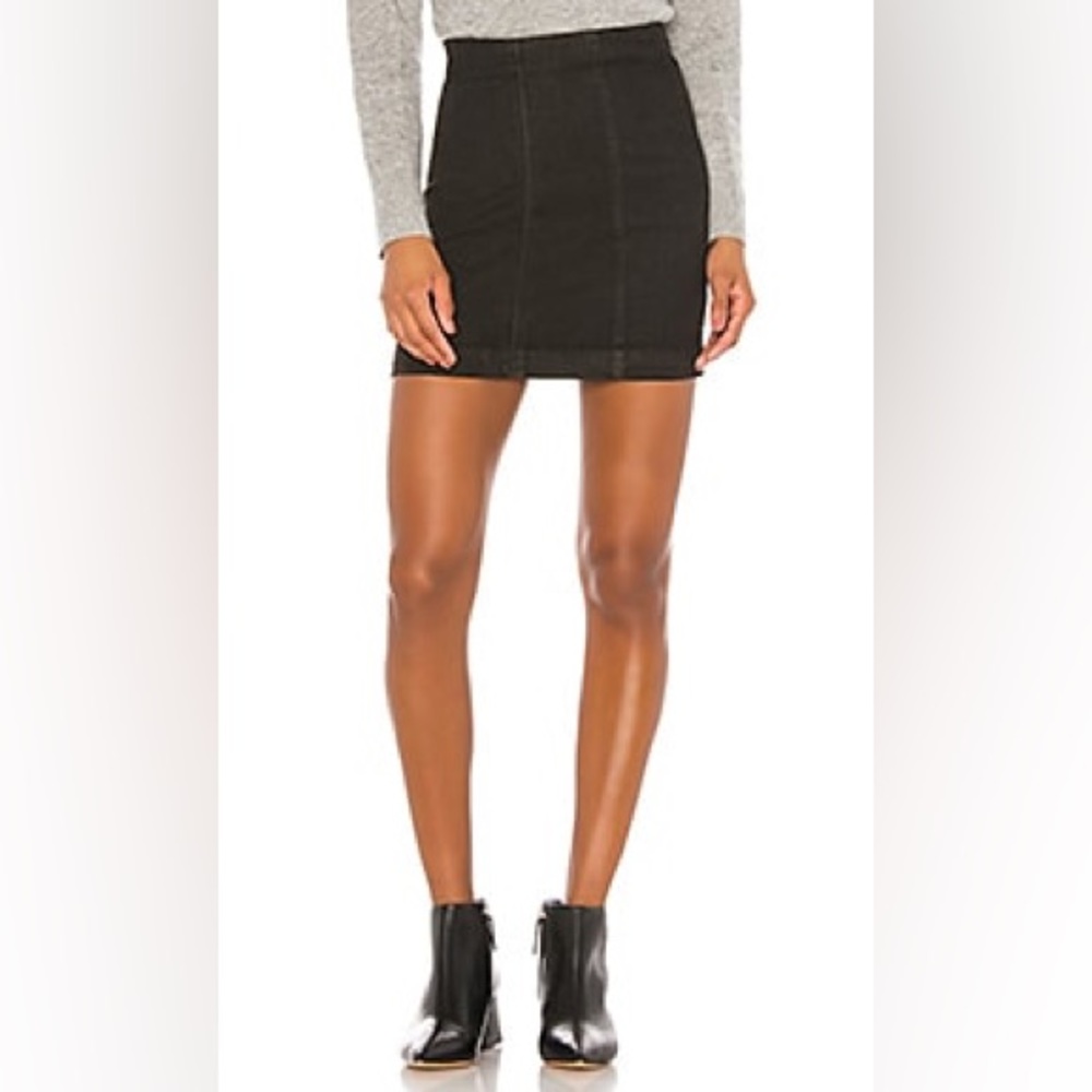 Free People Modern Fem denim skirt